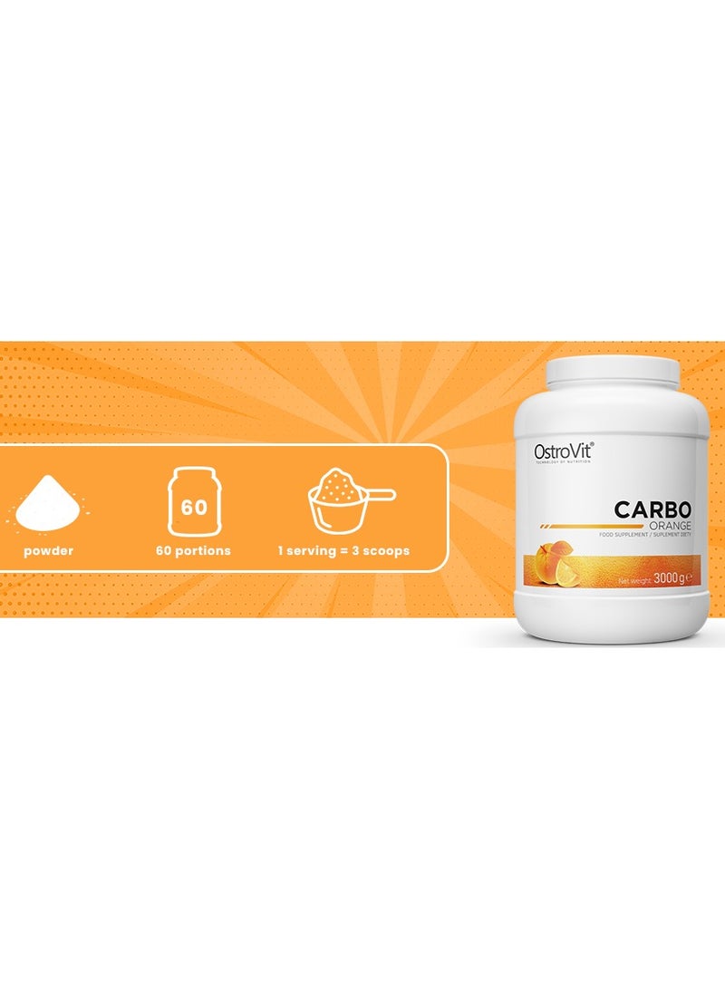 Ostrovit Carbo Orange Food Supplement 3000g 60 Serving