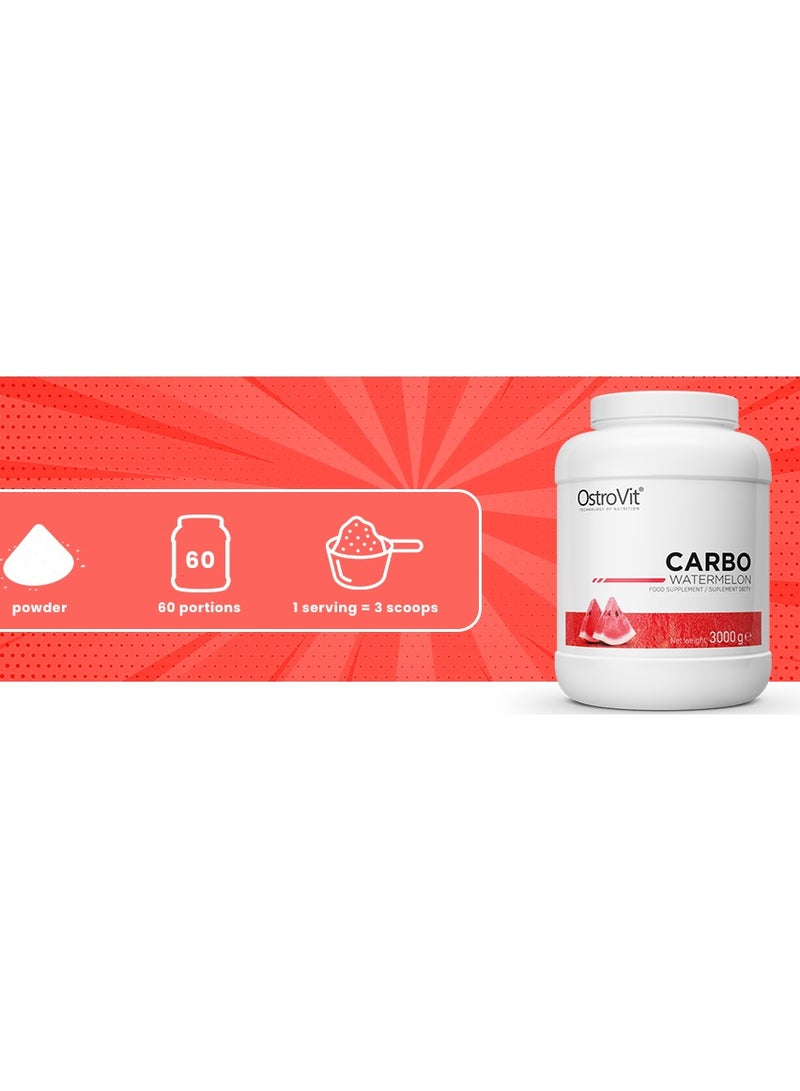 Ostrovit Carbo Watermelon Food Supplement 3000g 60 Serving