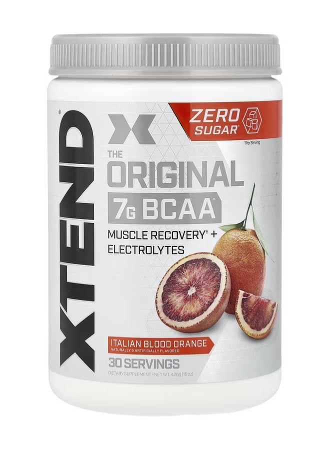 Xtend The Original 7G BCAA Muscle Recovery + Electrolytes, Italian Blood Orange Flavor - 30 Servings