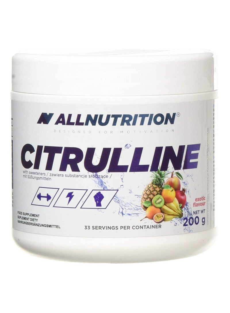 AllNutrition Citrulline 200g Exotic Flavor 33 Serving