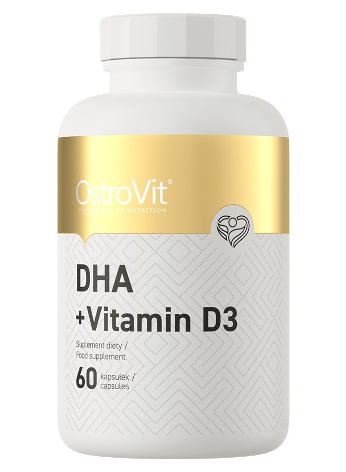 Ostrovit DHA+Vitamin D3 60 Capsules 30 Serving 80g