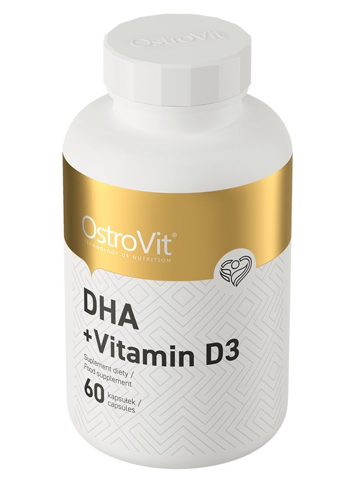 Ostrovit DHA+Vitamin D3 60 Capsules 30 Serving 80g