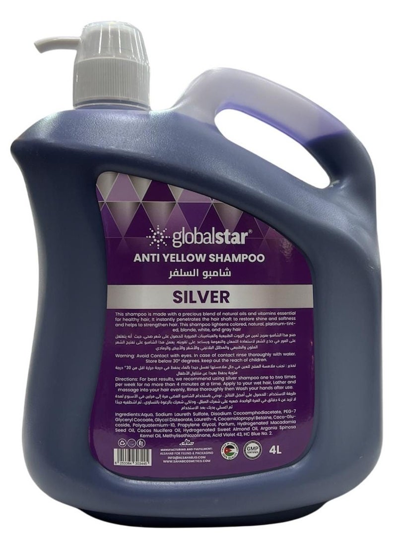 Globalstar Anti Yellow Silver Shampoo 4L