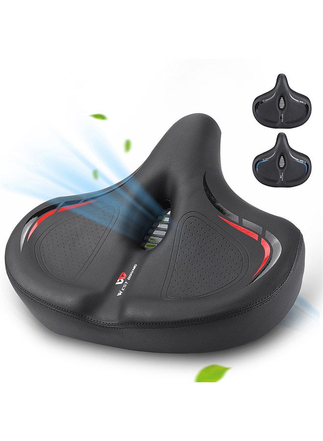 Thickened High Elasticity Bike Saddle Soft Waterproof PU Pad Road Bicycle Seats Comfort Breathable AntiSlip Cycling Cushion