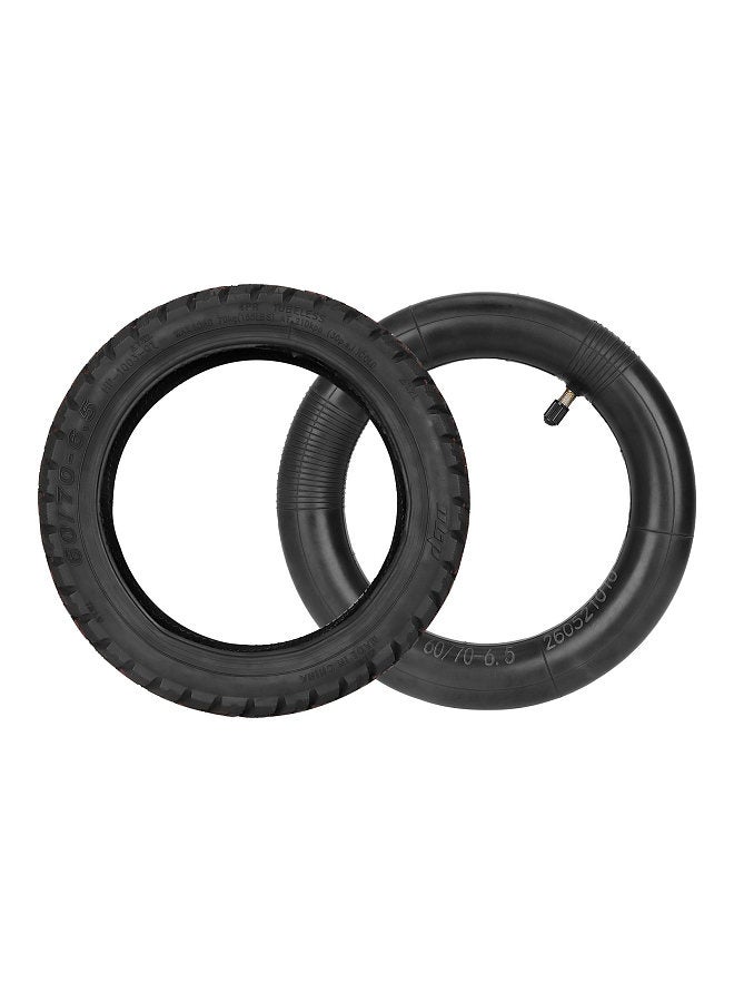 60/70-6.5 Tubeless Tire with Rubber Inner Tube Compatible for Ninebot Max G30 Electric Kick Scooter