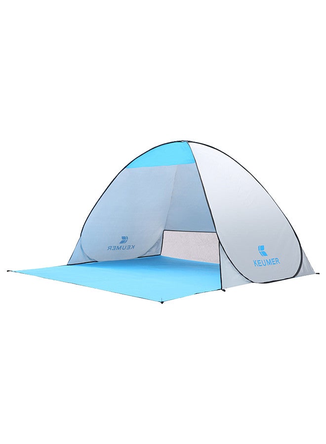 70.9x59x43.3 Inch Automatic Instant Pop-up Beach Tent Anti UV Sun Shelter Cabana for Camping Fishing Hiking Picnic
