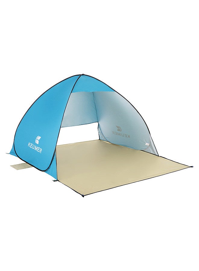 70.9x59x43.3 Inch Automatic Instant Pop-up Beach Tent Anti UV Sun Shelter Cabana for Camping Fishing Hiking Picnic