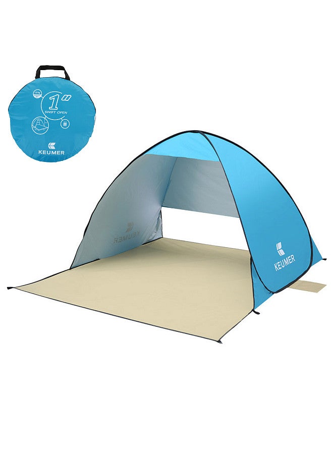 70.9x59x43.3 Inch Automatic Instant Pop-up Beach Tent Anti UV Sun Shelter Cabana for Camping Fishing Hiking Picnic