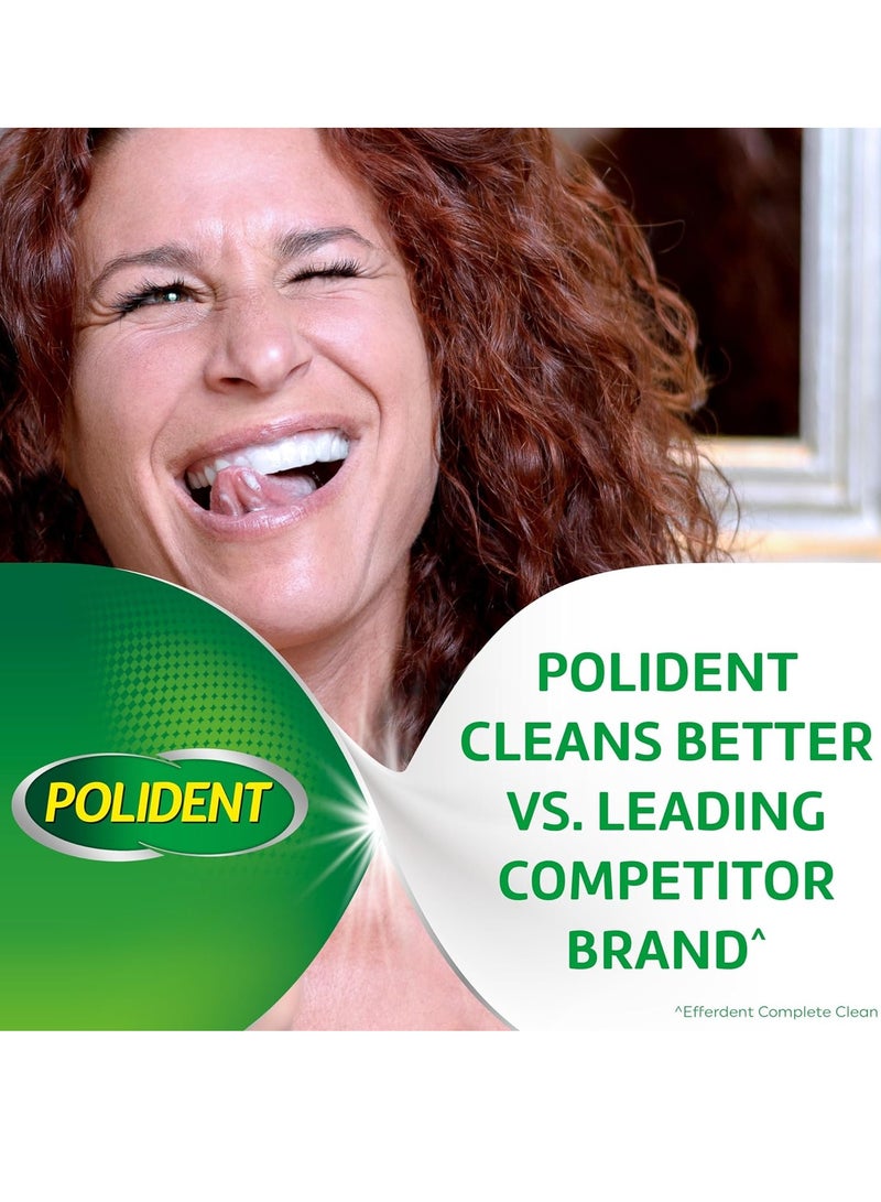 Polident 3 Minute Denture Cleanser Tablets - 120 Count