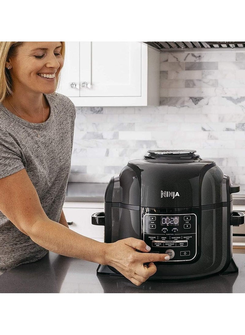 Foodi 7-In-1 Multi Cooker, 6L With 7 CookIng Functions, Pressure Cook, Air Fry, Slow Cook, Grill 6 L 1460 W OP300ME Black