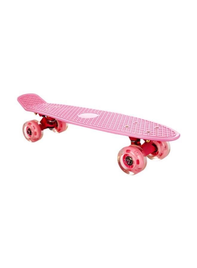 4-Wheel LED Skateboard 56x10x15centimeter