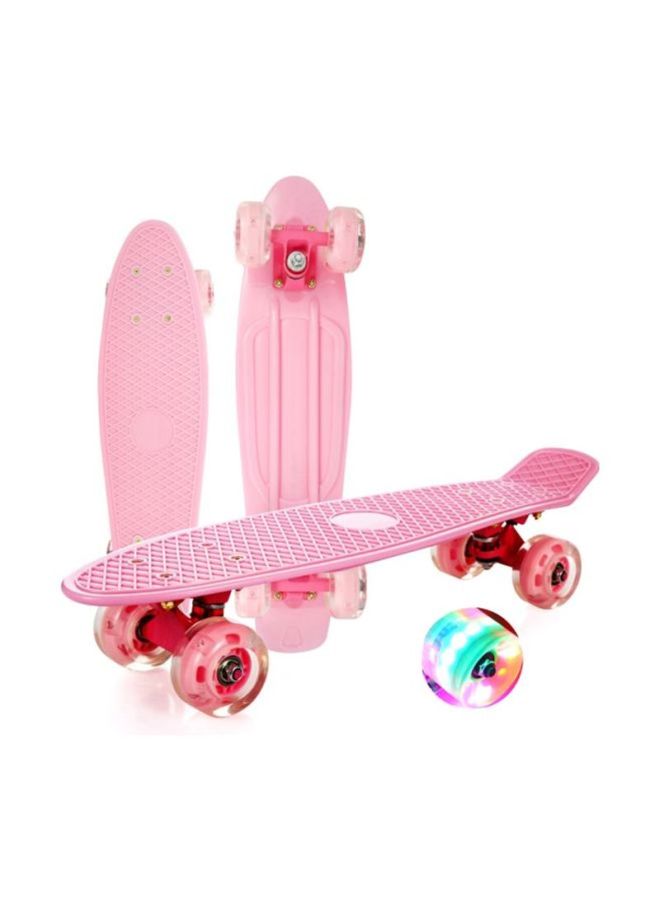 4-Wheel LED Skateboard 56x10x15centimeter