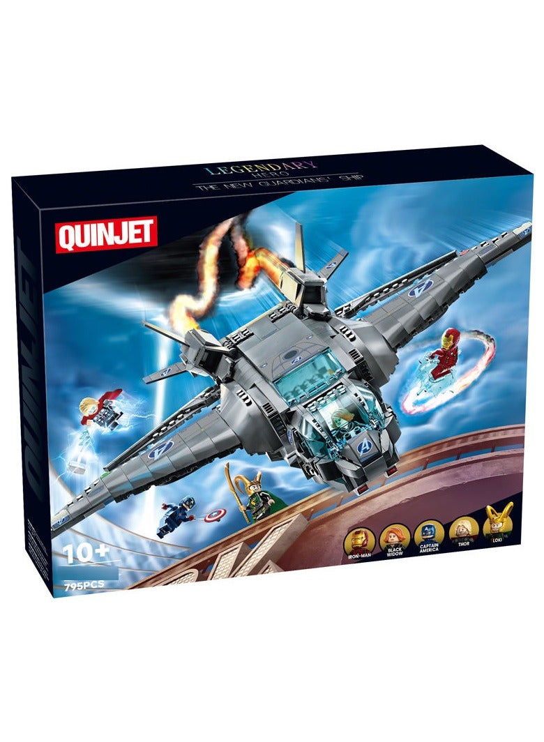 Compatible with LEGO 76248 Marvel Avengers Quinjet Building Toy Set (795 Pieces)