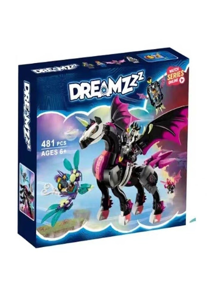 Compatible with LEGO 71457 DREAMZzz Pegasus Pegasus building playset (482 pieces)