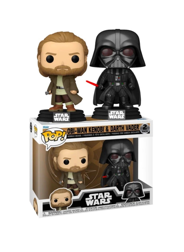 Obi-Wan Kenobi and Darth Vader Pop! Vinyl Figure Set 87893