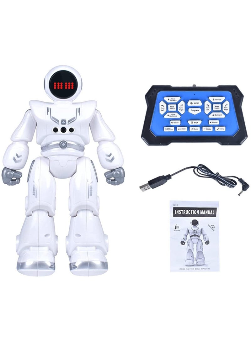 Remote Control Robot for Kids, Intelligent Programmable Robot with Infrared Controller Toys, Remote Control Dancing Robot Toy, Walking Intelligent Robot Toy, USB Rechargeable