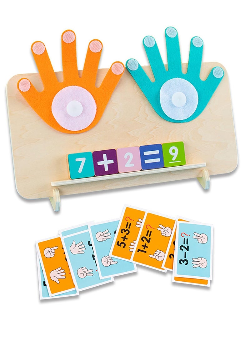 Educational Learning Number Toy for Toddler - Finger Counting Math Toys, Homeschool Supplies for Math Manipulates, Teaching Early Education Toys for Kid Age 3+, Montessori Toy for Toddler