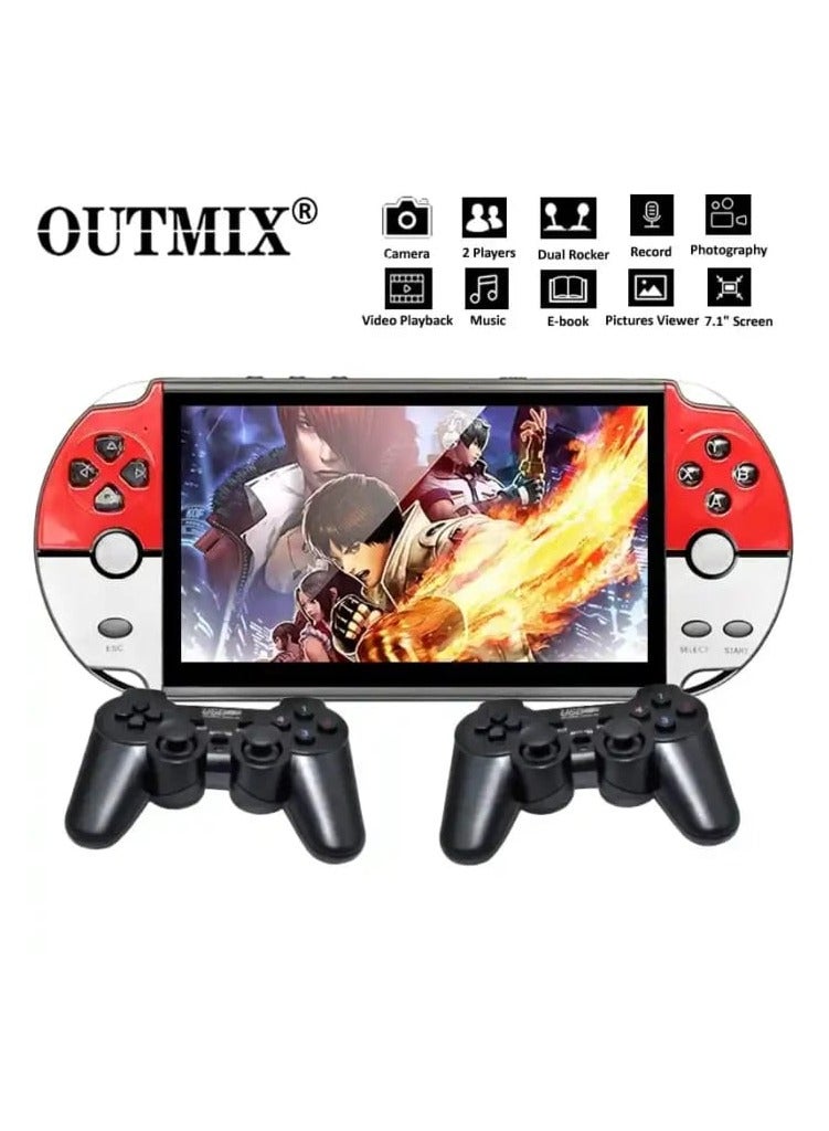 Handheld Game Console X8, Retro Game Console Portable With 4.1-inch TFT LCD Screen MP3, MP4