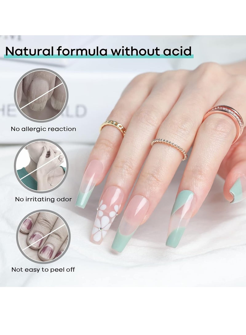 modelones Nail Primer, 15ml Acid Free Nail Dehydrator for Acrylic Nails and Gel Nail Polish, Fast Drying Prep Dehydrator Base Varnish Manicure Bonder Liquid