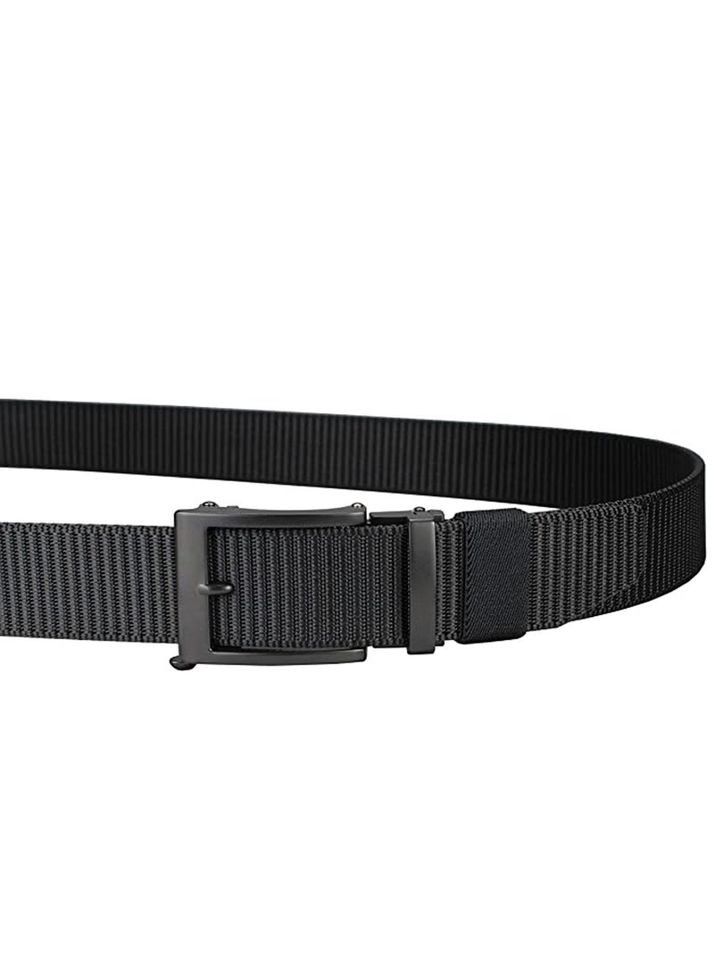 Belts for Men, Slides Men, Ratchet Belt Nylon Web, KASTWAVE Web Nylon Belts for Men Adjustable Automatic Slide Click Ratchet Golf Belt