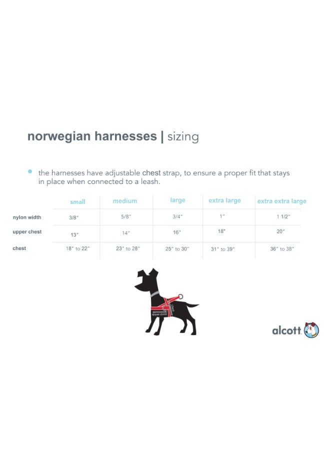 Norwegian Harness Medium Black