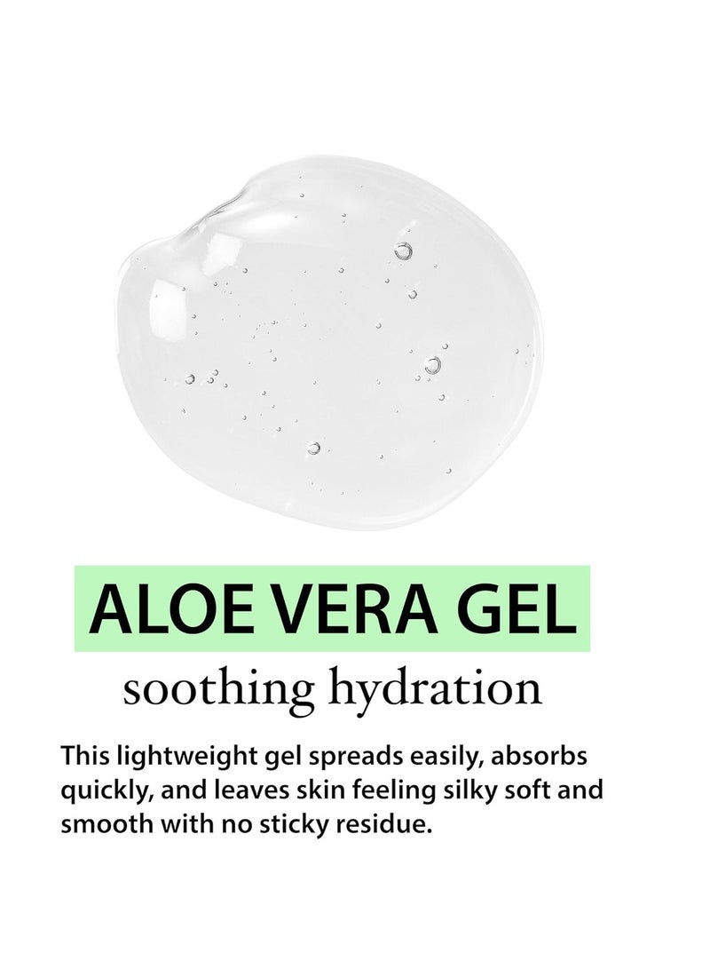 USDA Organic Aloe Vera Gel - For Face, Body, Hair - 100% Pure, After Sun Care
