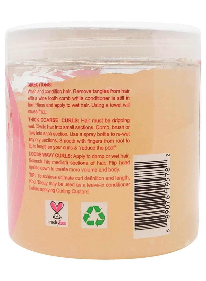 Kinky Curly Curling Custard Gel, 8 oz