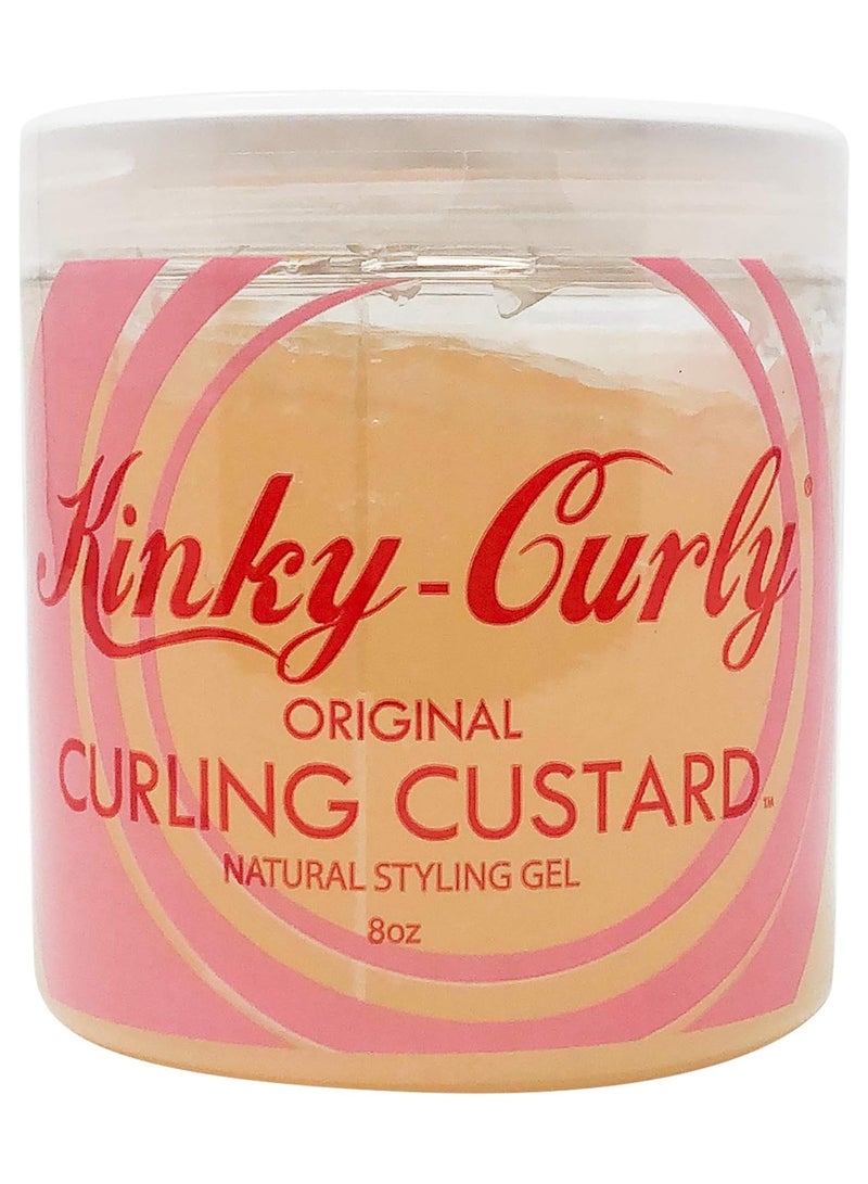 Kinky Curly Curling Custard Gel, 8 oz
