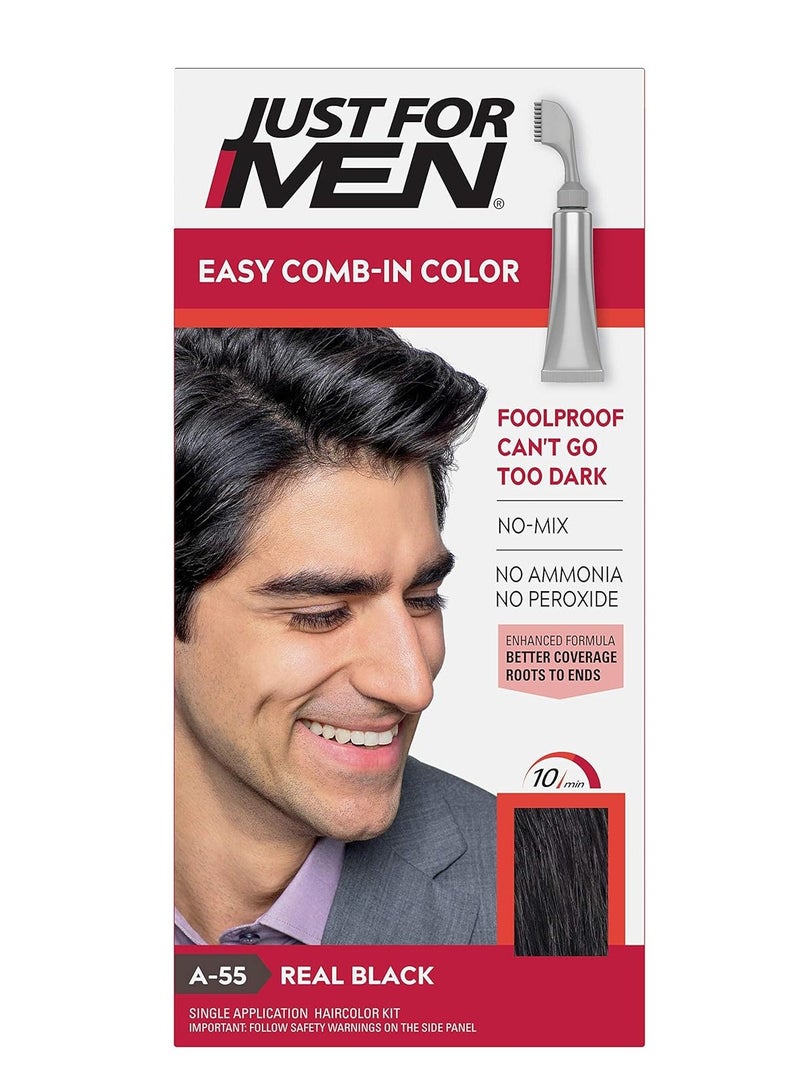 Easy Comb In Color A-55 Real Black