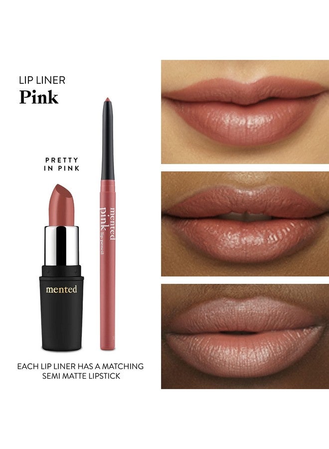 Cosmetics Pink Lip Liner Pencil Waterproof Lip Liner Pink Lip Pencil Natural Lip Liner Vegan And Crueltyfree Makeup Matte Lip Liners For Women