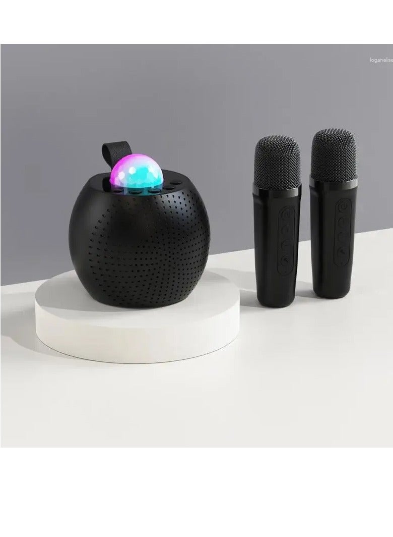 Microphones Karaoke Machine Voice Changing With 2 Wireless Light Design For Indoor Outdoor Fun