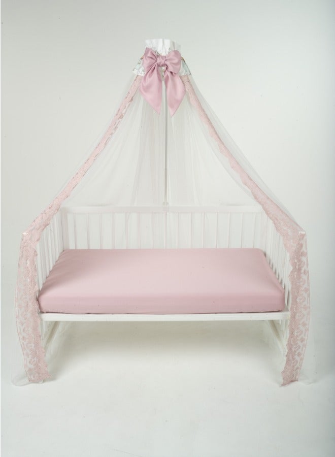 Crib Canopy- Magic Parade Pink Lace