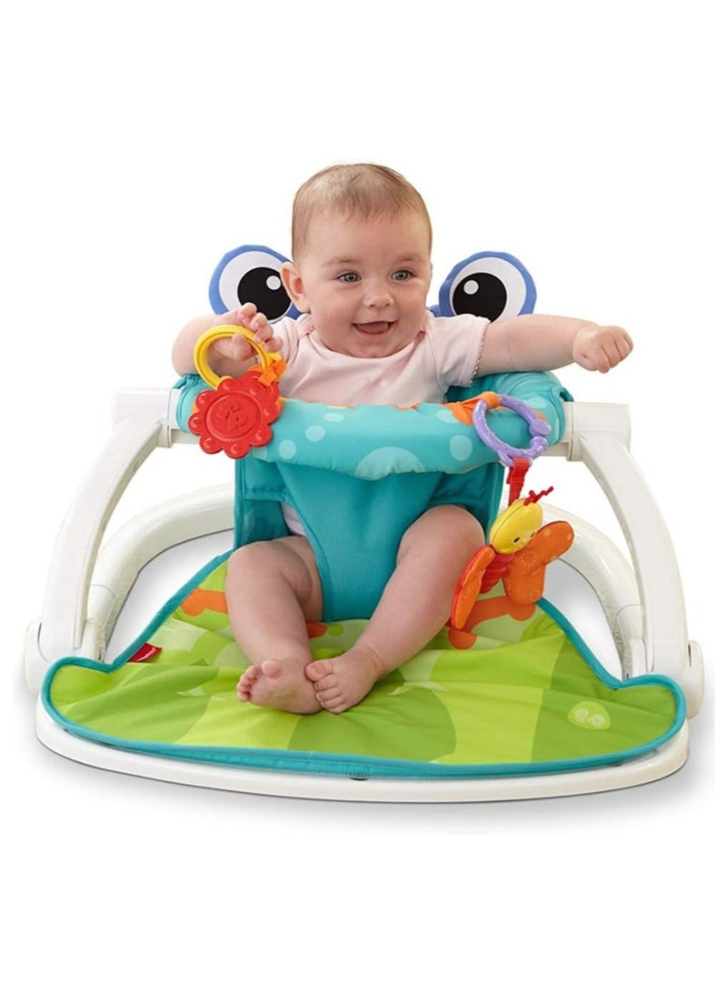 Portable Adjustable Frog Themed Sit-me-up Floor Seat