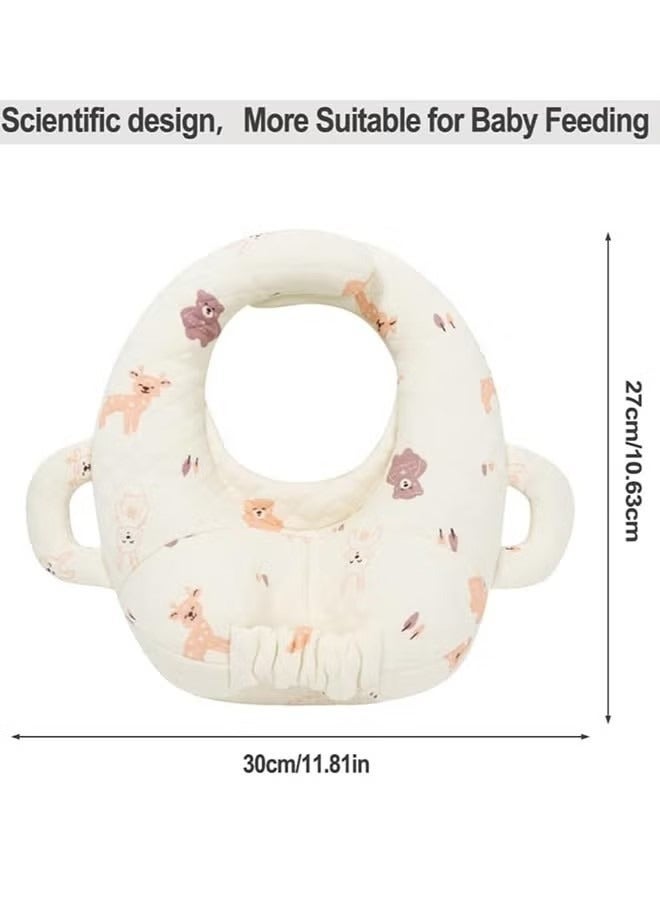 Portable Support Pillow for Newborns, Baby Breastfeeding Pad, Bottle Support Cushion