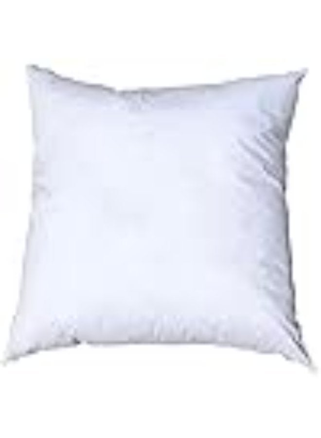 Paul Soda Regency Klub Cushion Filler , Outer Cover : 70GSM Non Woven , Filling 350grms Soft Fiber, Size: 45 x 45cm , White