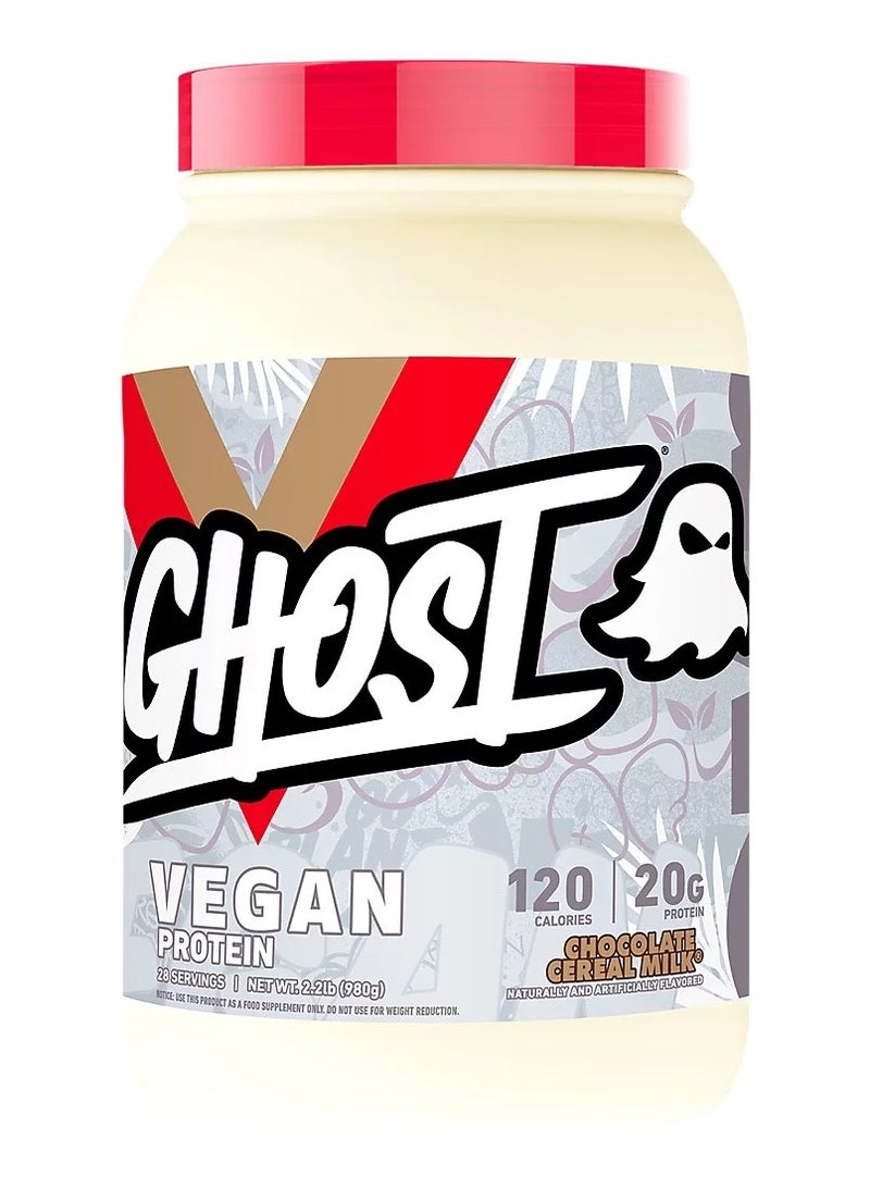 Ghost Vegan Protein 2.2 Lb Chocolate Cereal Milk 28 Serving