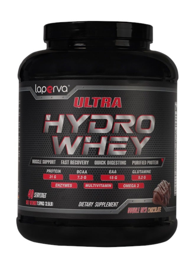 Laperva Ultra Hydro Whey,Double Rich Chocolate,3.5lb