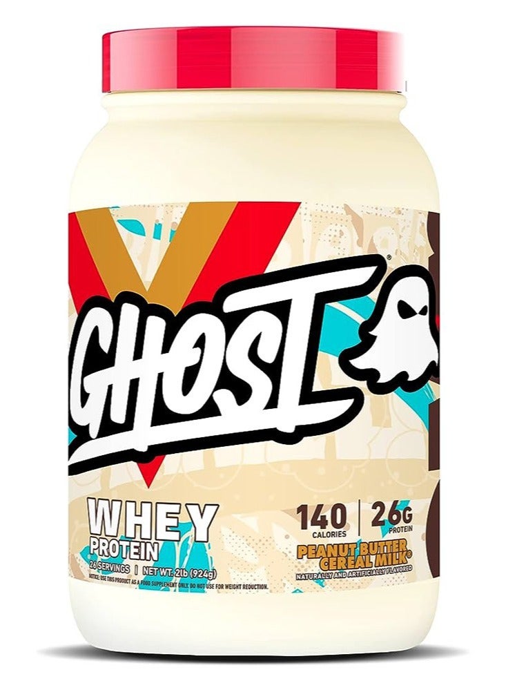 Ghost Whey Protein 2Lb Peanut Butter Cereal Milk flavor 26 Serving