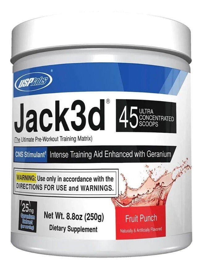 JACK 3D Fruit Punch Pre Workout Powder