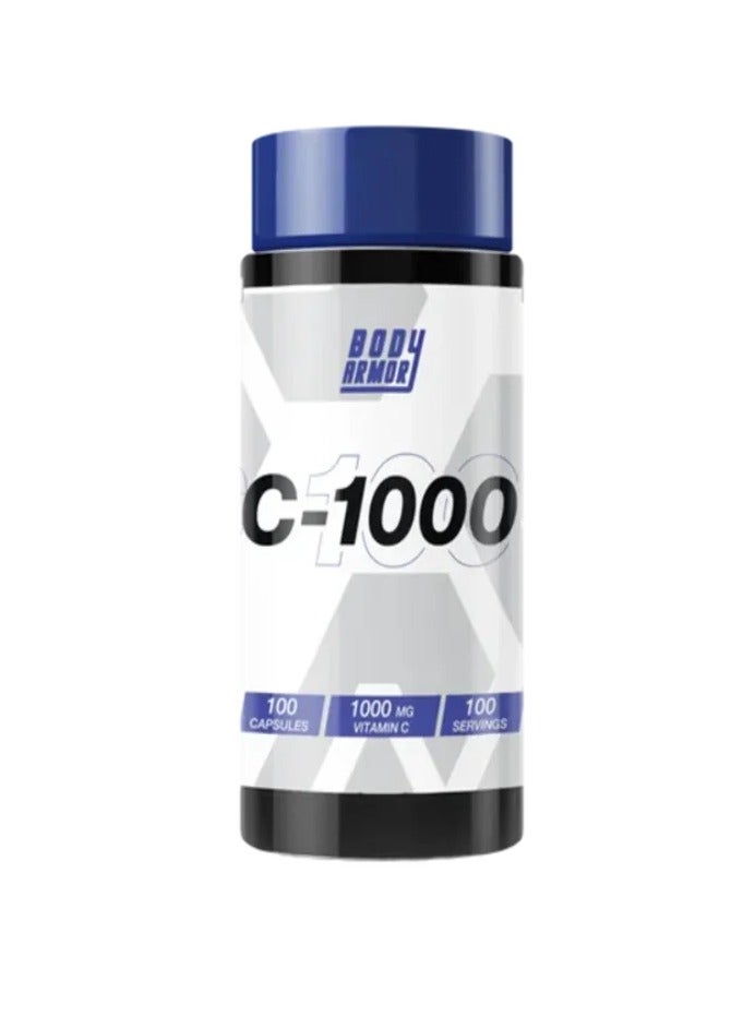 Body Armor C-1000, 1000mg Vitamin C, 100 Capsules, 100 Serving