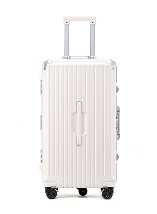 Premium Expandable Aluminum Frame ABS & PC Suitcase With USB charging port and C type and 5 wheel,24 Inch