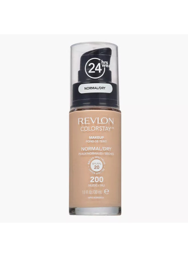 ColorStay Longwear Makeup for Normal/Dry Skin SPF 20 Nude 200