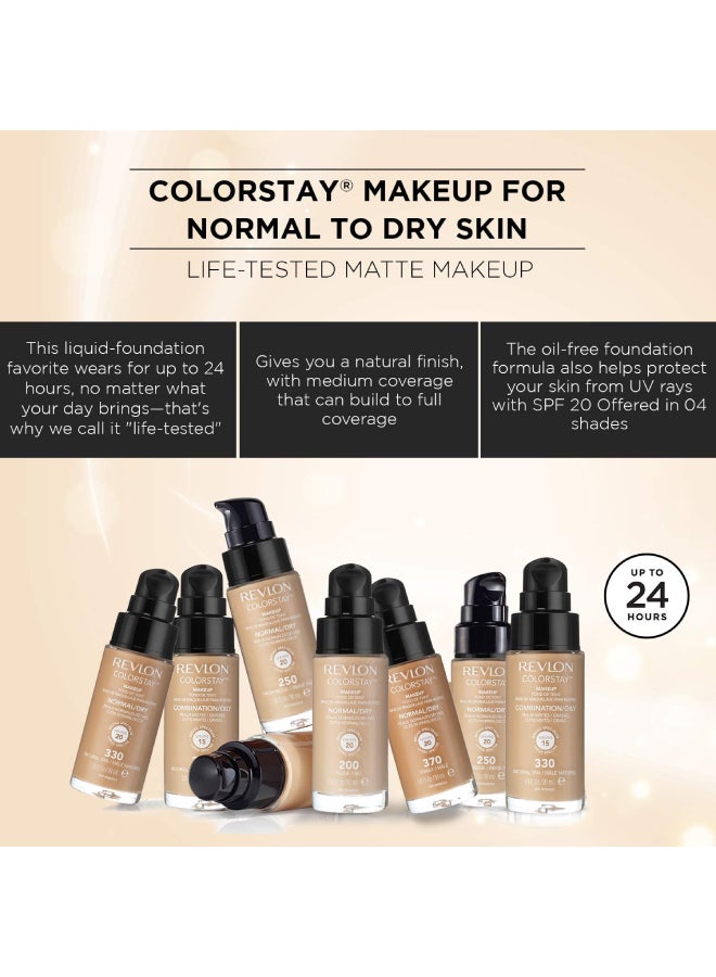 ColorStay Longwear Makeup for Normal/Dry Skin SPF 20 Nude 200