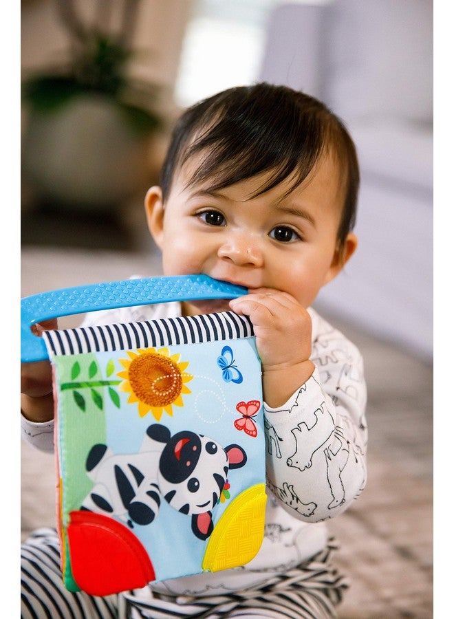 Curious Explorers Teether Book Take Along Toy Ages Newborn + Multicolored