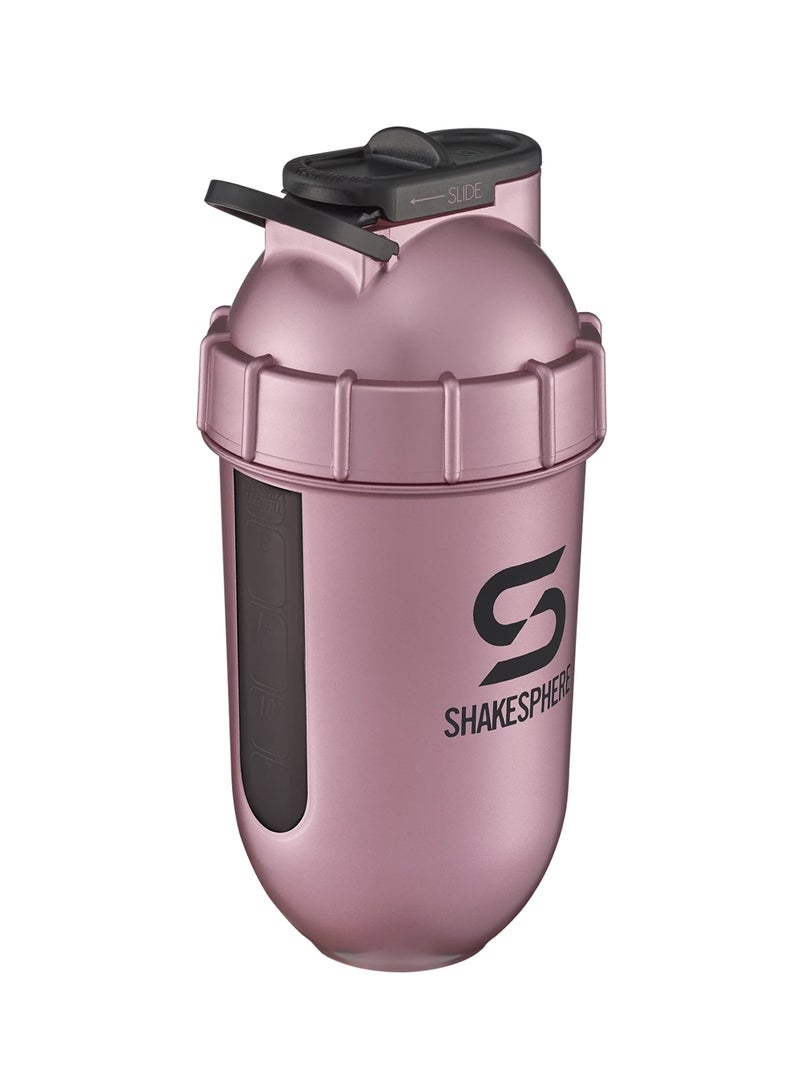 ShakeSphere Tumbler View - 700ml Rose Gold Black