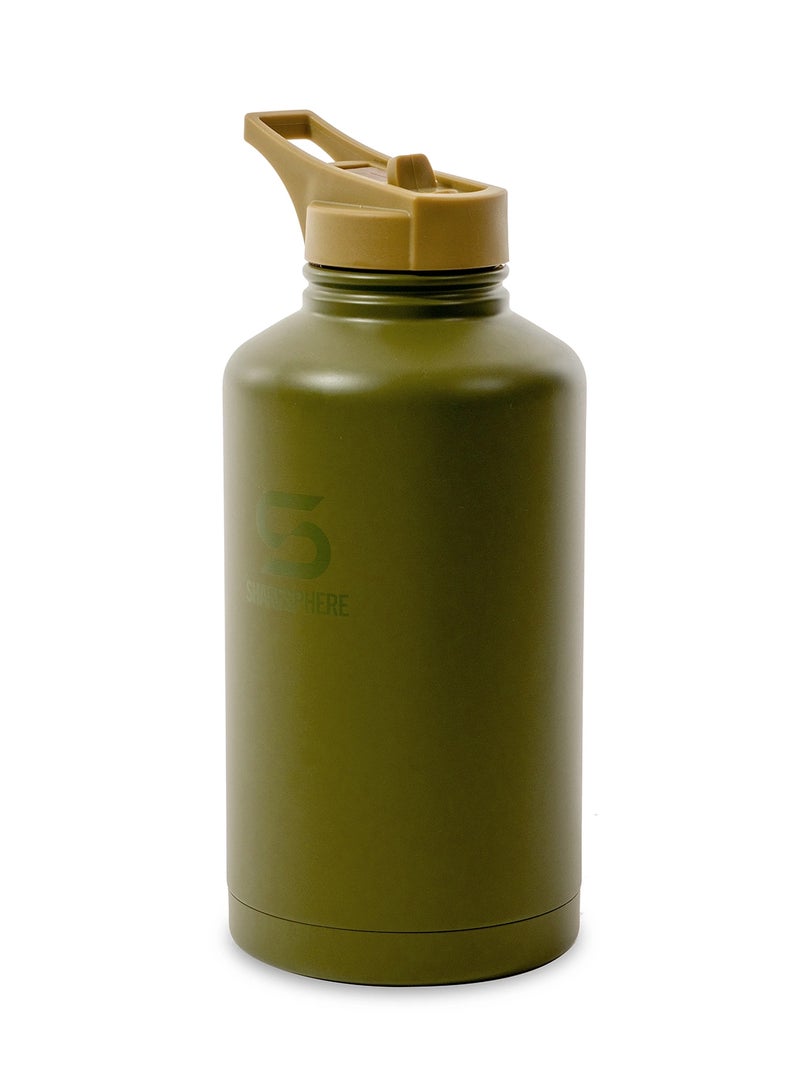 Hydration Jug Double Wall Steel - 1.8 L Green