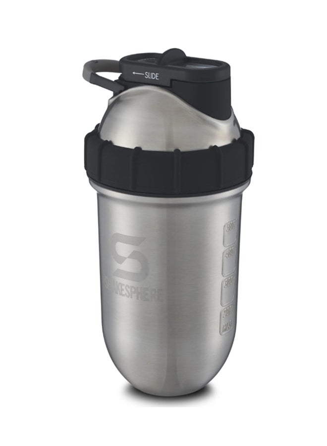 Protein Shaker Bottle 700ml - ShakeSphere Tumbler Double Wall Steel Original