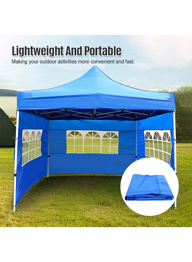 Tent Curtain with Window Tent Sidewall For Outdoor Activities Champing Waterproof Wear-Resistant UV Resistant Removable Canopy Sidewalls