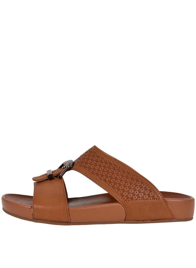 Mens Buckle Detailed Arabic Sandals