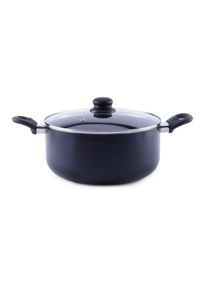 Wilson Cooking Pot With Lid Dia32cm - Black